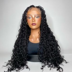 11. KALANI| 28” BOHO BRAIDED FULL LACE WIG
